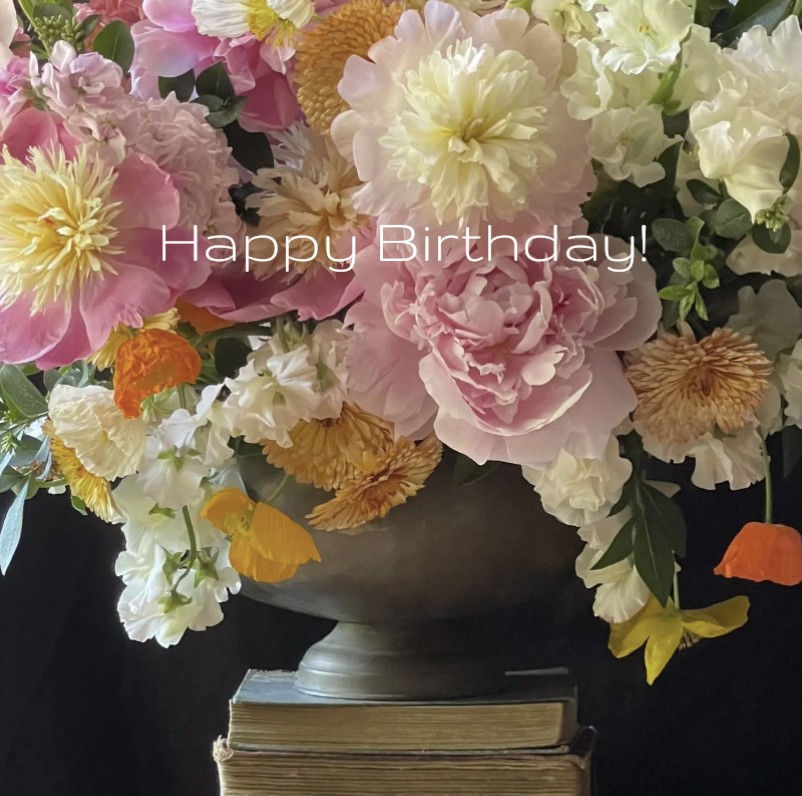 Peonies & Pages Happy Birthday Card